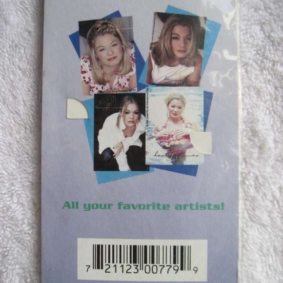 2 LeAnn Rimes Photo Laser Stickers Half Set Very Nice Country Music Star 1999 - Picture 4 of 7